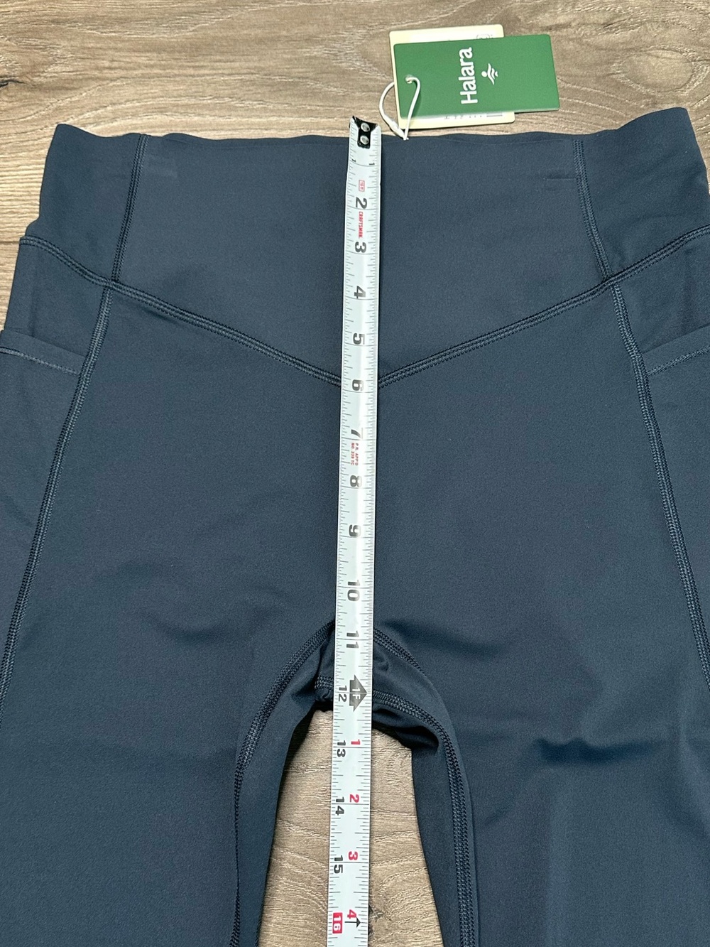 Halara UltraSculpt High Rise Scrunch Butt Lifting Tummy Control Leggings Blue  L - Picture 11 of 12